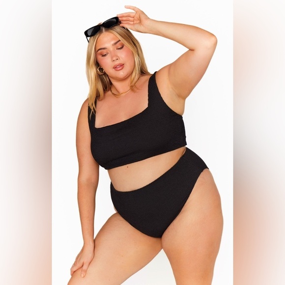 SHOW ME YOUR MUMU Sail Bottom In Black Scrunch - Picture 5 of 8